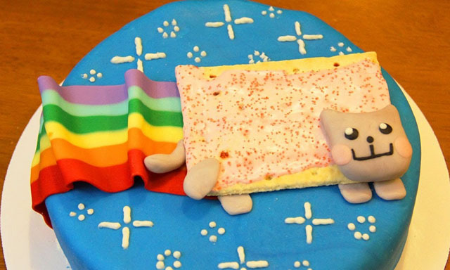 Nyan cat cake