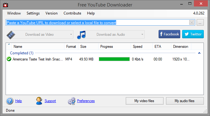 free-youtube-downloader-interface