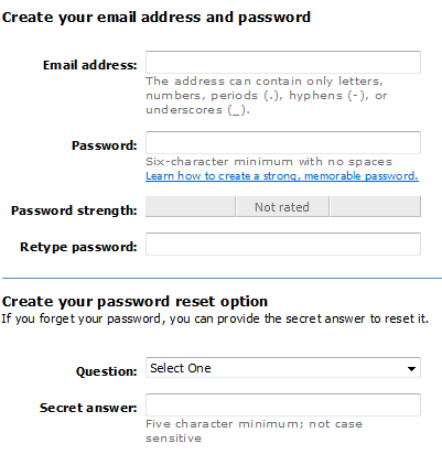 Microsoft Account: Creating a Microsoft Account