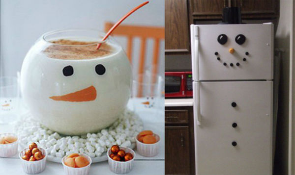 Fridge snowman