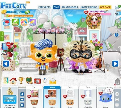 play pet city games