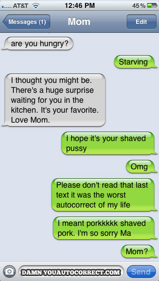 text messages gone wrong autocorrect