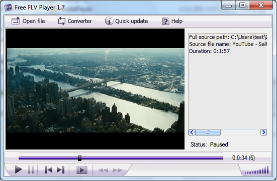 small free flv player