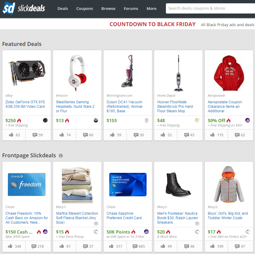 Slickdeals: The Best Deals, Coupons, Promo Codes & Discounts