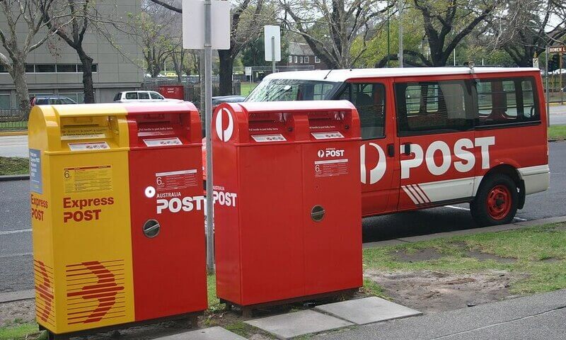 post box in the street