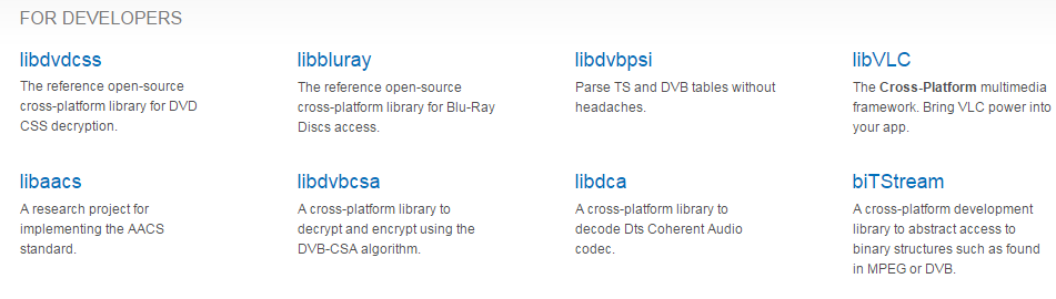 VideoLan libraries