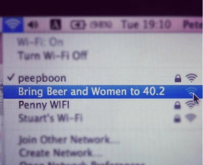 Funny Wifi Names