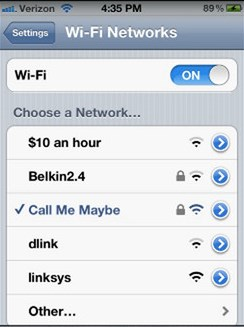 Funny Wifi Names