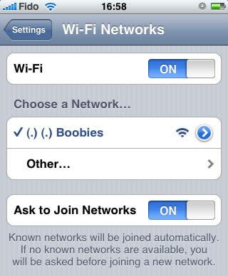 Funny Cool Wifi Names