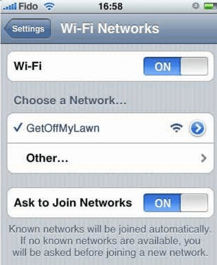 Funny Wifi Names