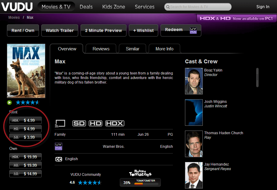 How to Rent or Buy Movies on