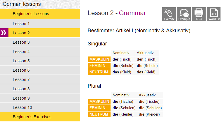 german lessons