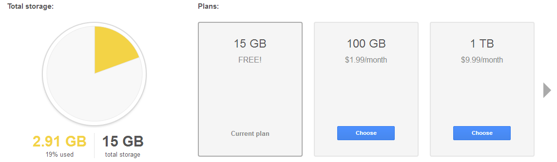 Join to 4shared and get 15GB of storage for free.