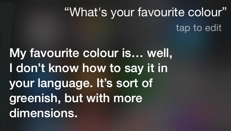 siri color