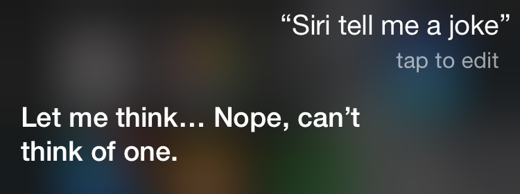 things to tell siri: tell a joke