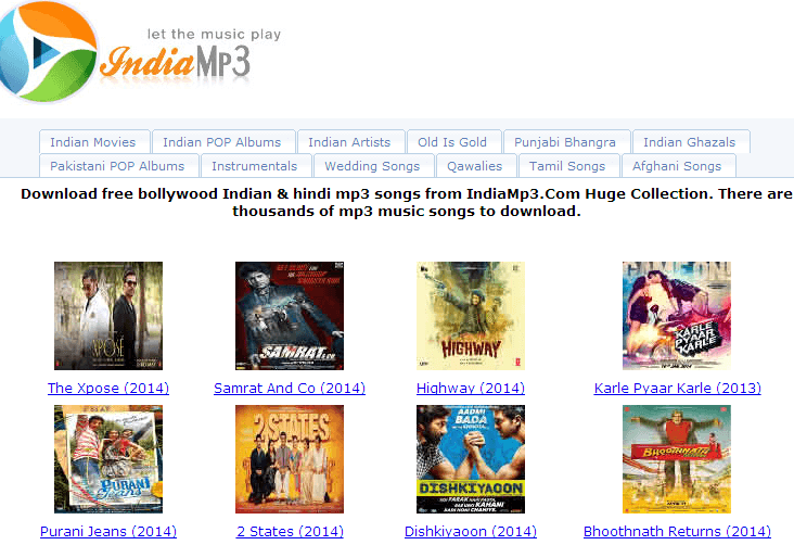 free bollywood songs download