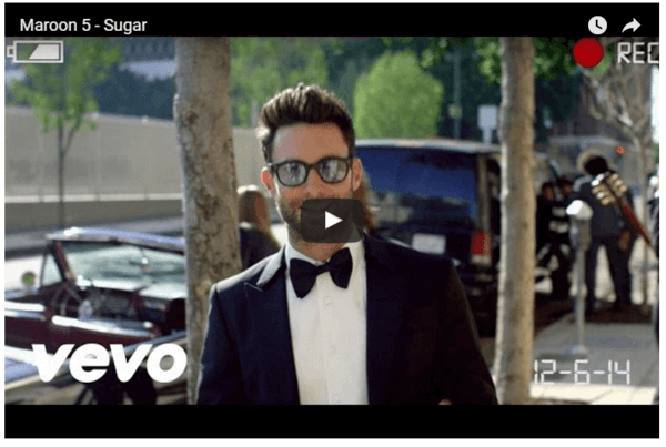 maroon 5 sugar