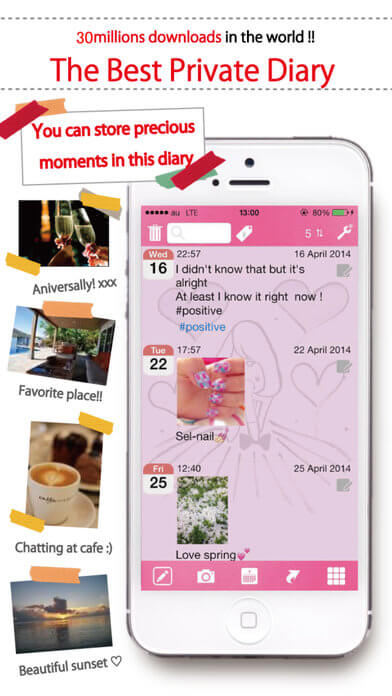 mobile diary app