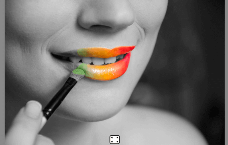 rainbow lips makeup