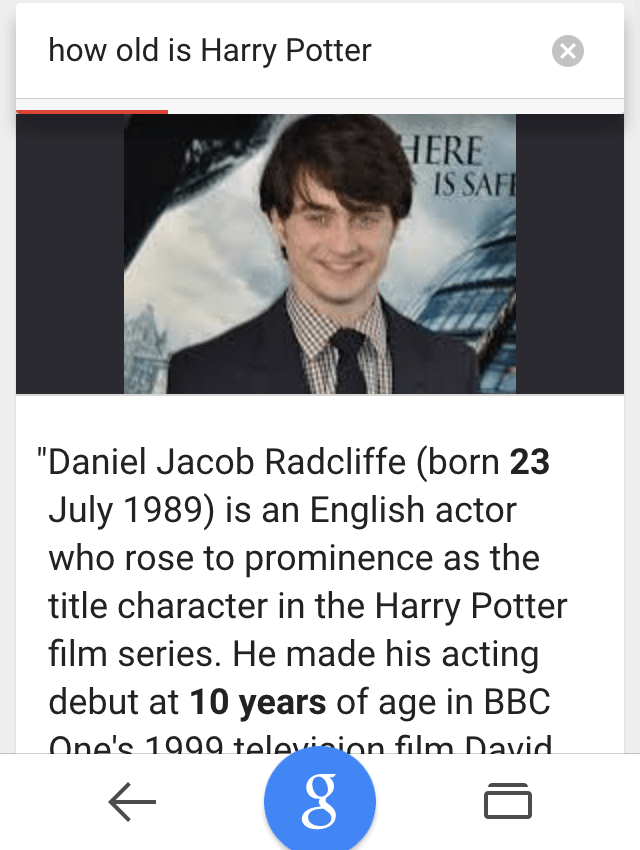 ok google happy potter