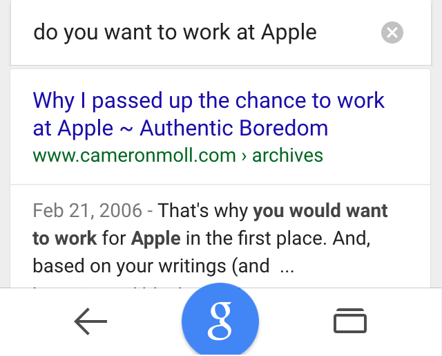 ok google work at apple