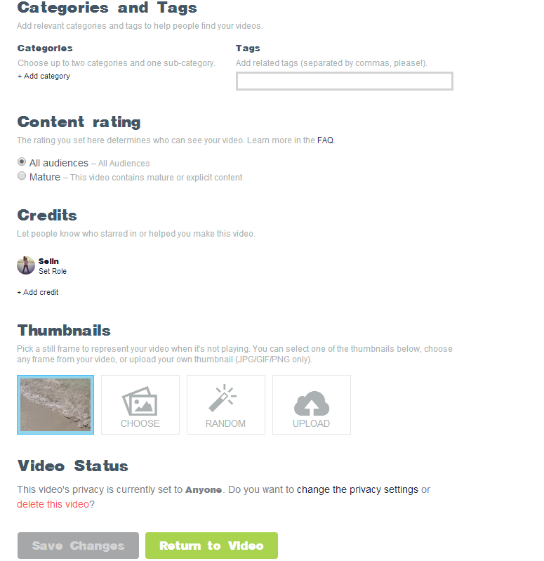 make a vimeo account