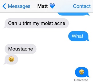 Can you trim my moist acne