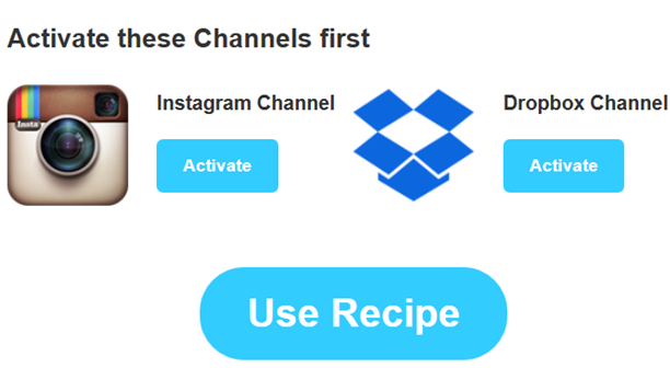 connect accounts to IFTTT