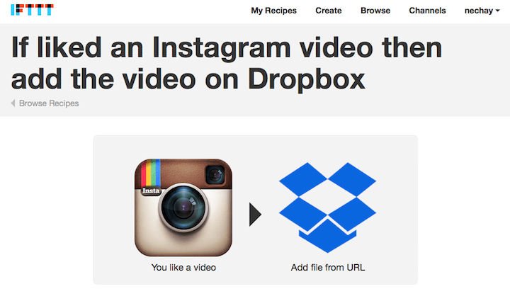 download videos to Dropbox