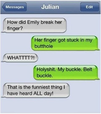 finger autocorrect fail