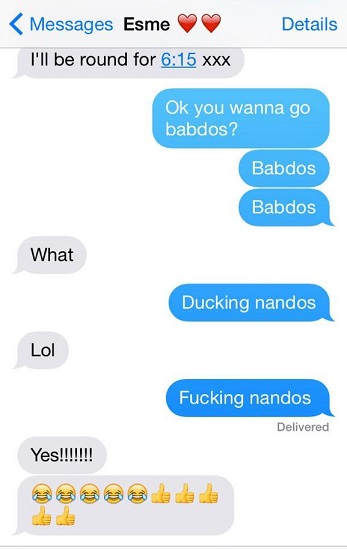 nandos mishaps iPhone