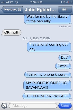 national coming out day autocorrect