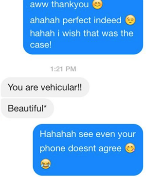 vehicular autocorrect