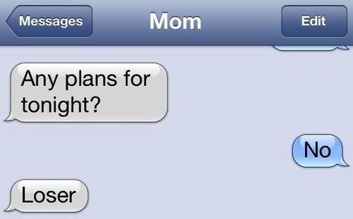 funny texts mom dad