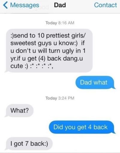 funny texts mom dad