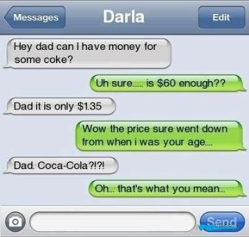 funny texts dad