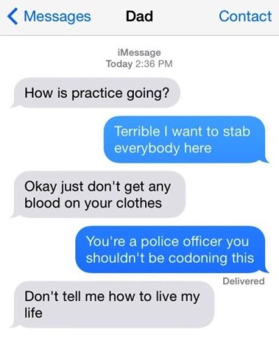 Dump A Day Funny Texts From Parents - 55 Pics