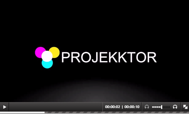 Projekktor html 5 player