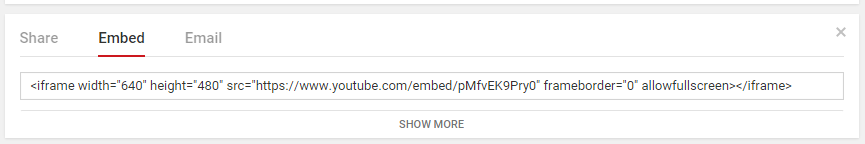 youtube embed code