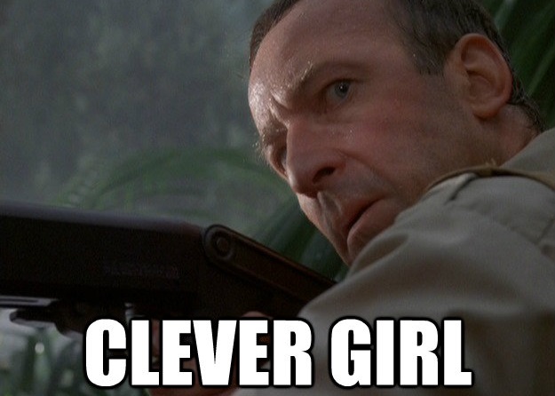 clever girl meme