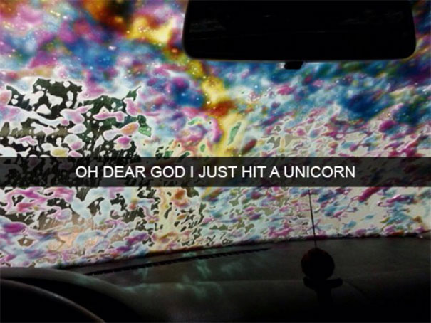 just hit a unicorn