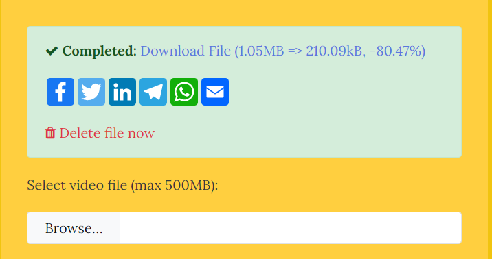 video file reducer online