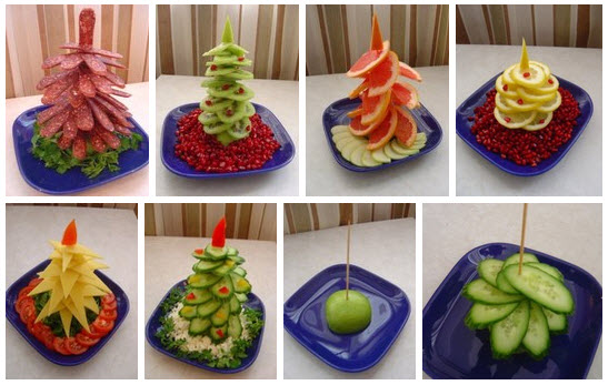 Christmas tree appetizers