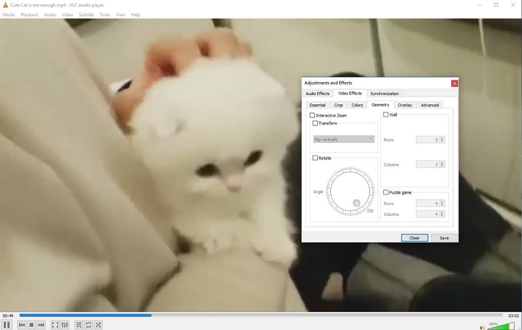 VideoLAN VLC video editor